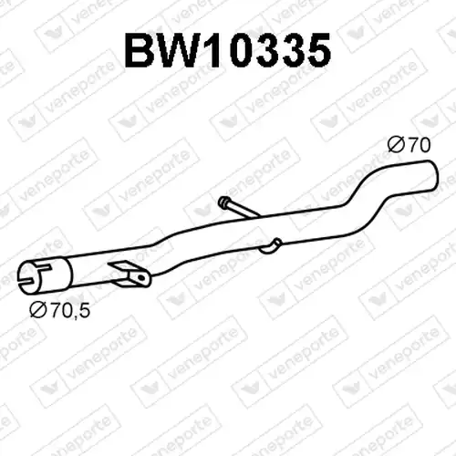 изпускателна тръба VENEPORTE BW10335