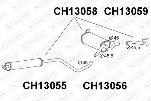 крайно гърне VENEPORTE CH13058