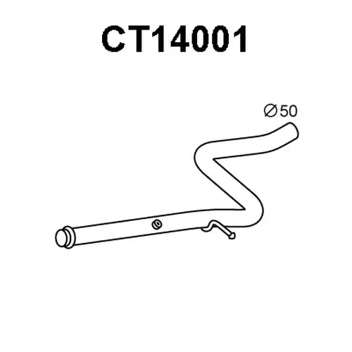 изпускателна тръба VENEPORTE CT14001