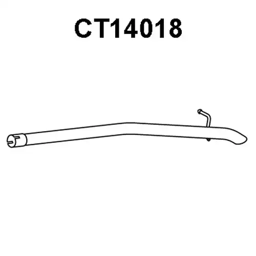 изпускателна тръба VENEPORTE CT14018