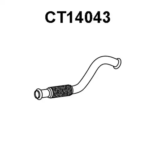 изпускателна тръба VENEPORTE CT14043