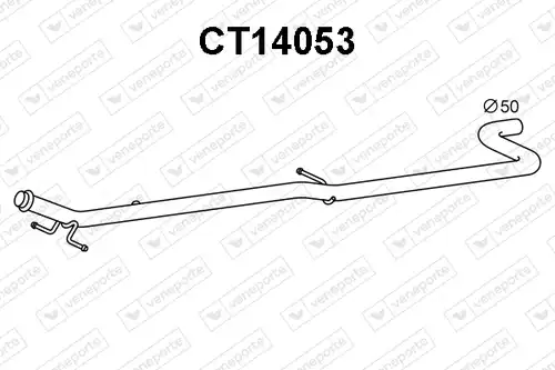 изпускателна тръба VENEPORTE CT14053