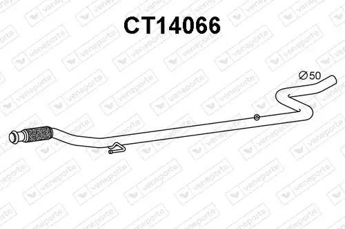 изпускателна тръба VENEPORTE CT14066