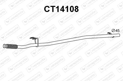 изпускателна тръба VENEPORTE CT14108