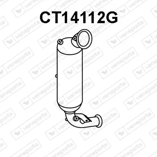 филтър за сажди/твърди частици, изпускателна система VENEPORTE CT14112G