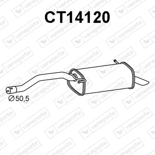 крайно гърне VENEPORTE CT14120