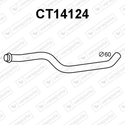 изпускателна тръба VENEPORTE CT14124