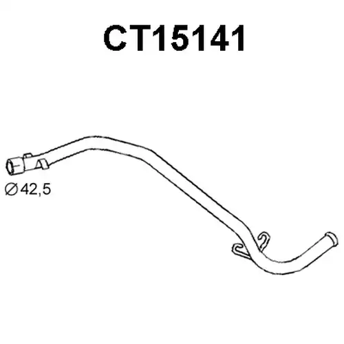 изпускателна тръба VENEPORTE CT15141