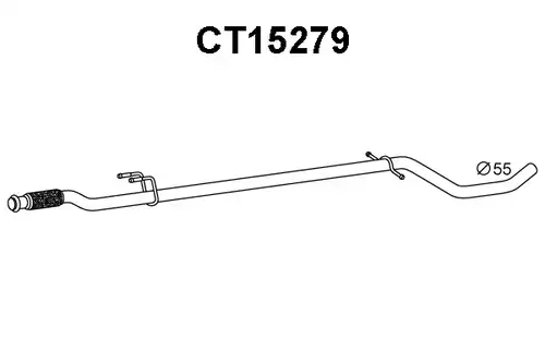 изпускателна тръба VENEPORTE CT15279