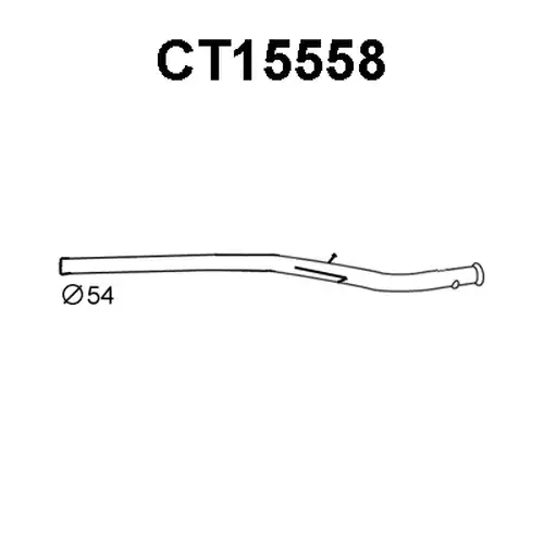 изпускателна тръба VENEPORTE CT15558