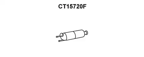 филтър за сажди/твърди частици, изпускателна система VENEPORTE CT15720F