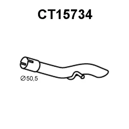 изпускателна тръба VENEPORTE CT15734