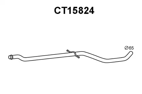 изпускателна тръба VENEPORTE CT15824