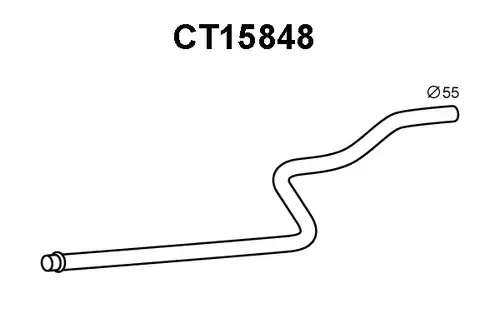 изпускателна тръба VENEPORTE CT15848