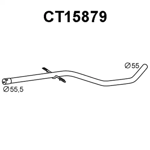 изпускателна тръба VENEPORTE CT15879