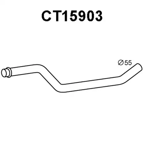 изпускателна тръба VENEPORTE CT15903