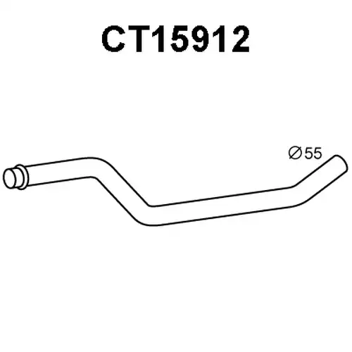 изпускателна тръба VENEPORTE CT15912