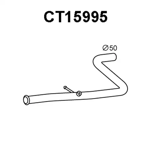 изпускателна тръба VENEPORTE CT15995