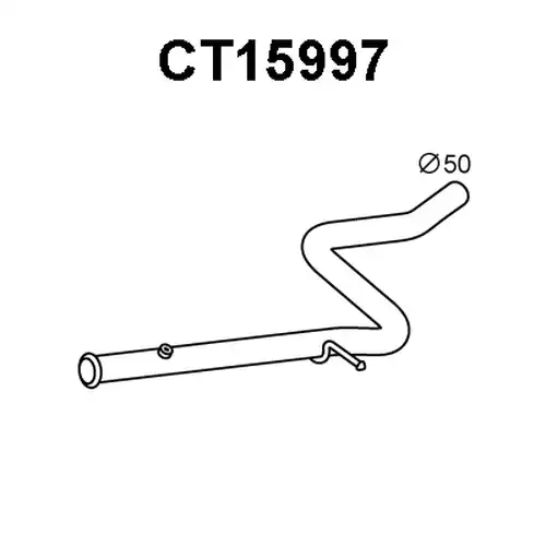 изпускателна тръба VENEPORTE CT15997