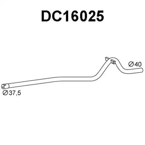 изпускателна тръба VENEPORTE DC16025