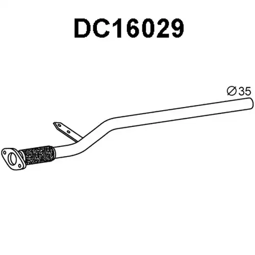 изпускателна тръба VENEPORTE DC16029