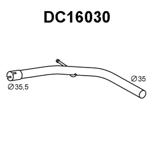 изпускателна тръба VENEPORTE DC16030