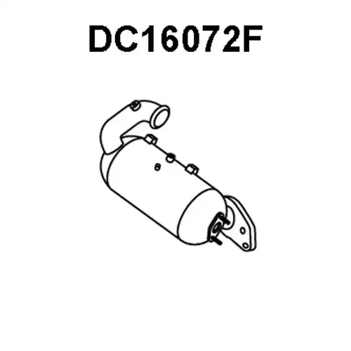 филтър за сажди/твърди частици, изпускателна система VENEPORTE DC16072F
