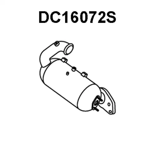 филтър за сажди/твърди частици, изпускателна система VENEPORTE DC16072S