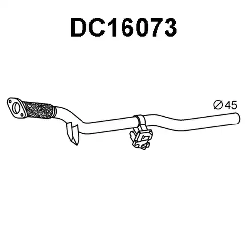 изпускателна тръба VENEPORTE DC16073