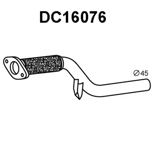 изпускателна тръба VENEPORTE DC16076