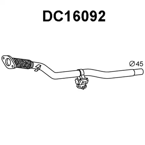 изпускателна тръба VENEPORTE DC16092