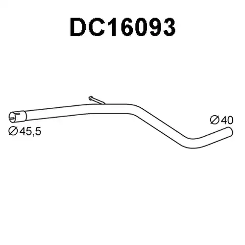 изпускателна тръба VENEPORTE DC16093