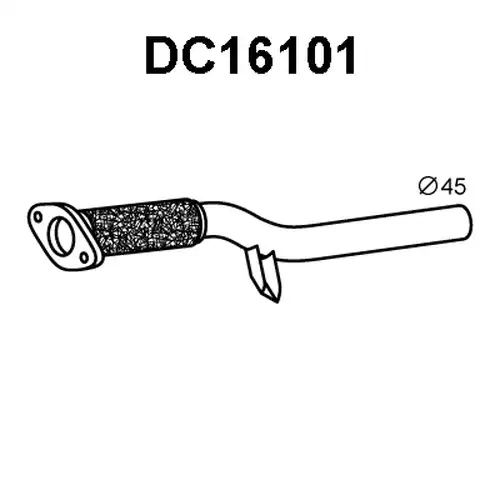 изпускателна тръба VENEPORTE DC16101