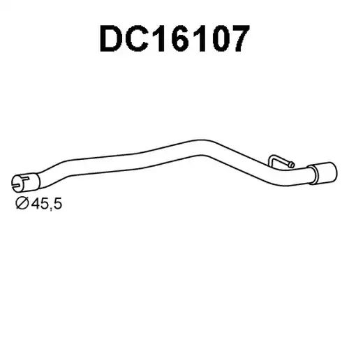 изпускателна тръба VENEPORTE DC16107