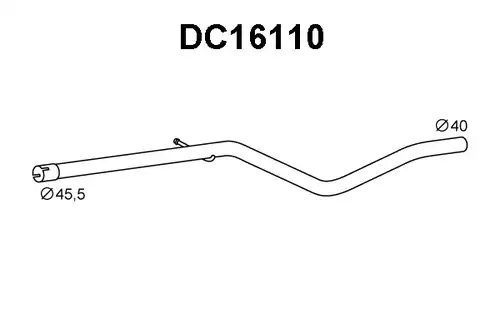 изпускателна тръба VENEPORTE DC16110