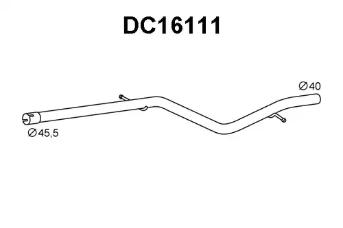 изпускателна тръба VENEPORTE DC16111