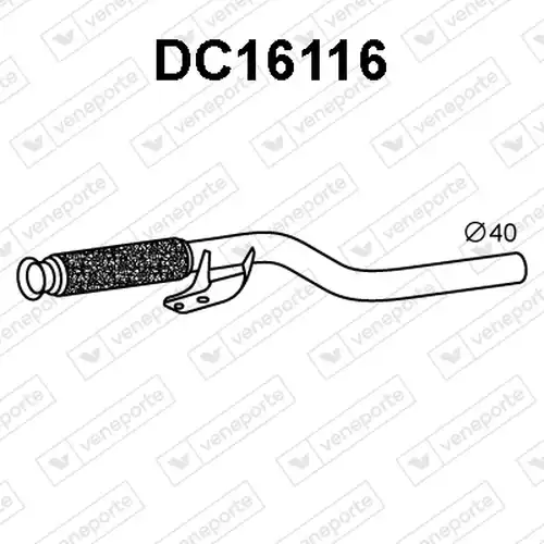 изпускателна тръба VENEPORTE DC16116