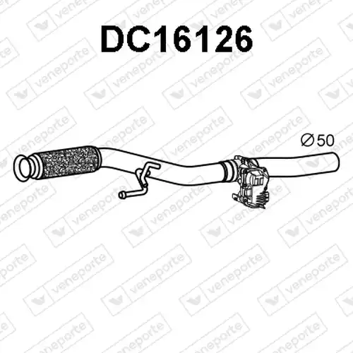 изпускателна тръба VENEPORTE DC16126