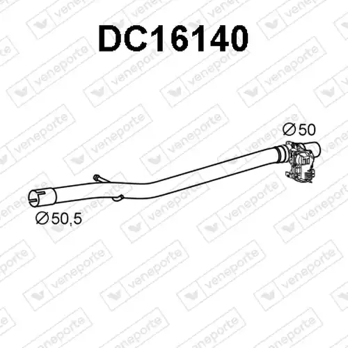 изпускателна тръба VENEPORTE DC16140