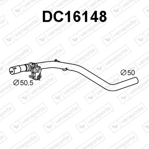 изпускателна тръба VENEPORTE DC16148