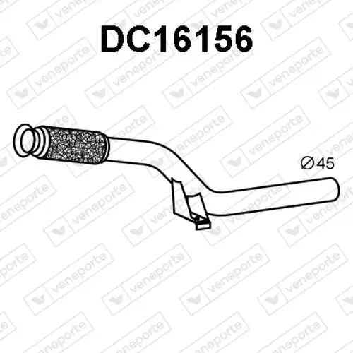 изпускателна тръба VENEPORTE DC16156