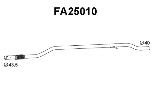 изпускателна тръба VENEPORTE FA25010