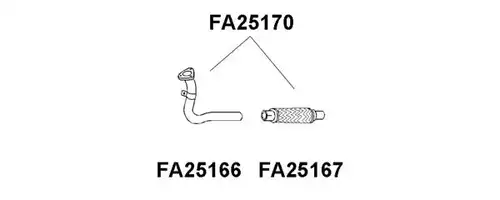 изпускателна тръба VENEPORTE FA25170