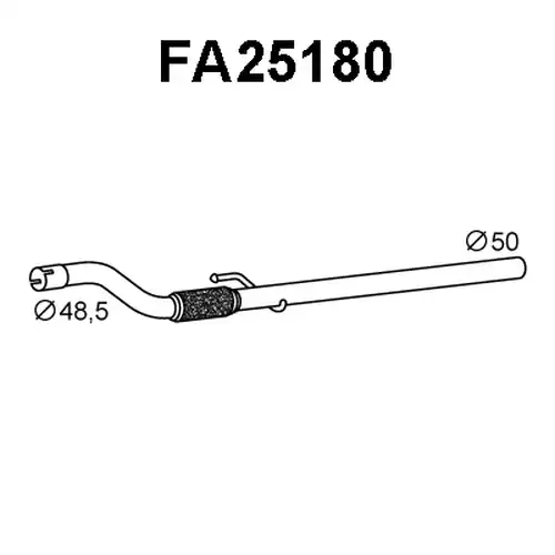 изпускателна тръба VENEPORTE FA25180
