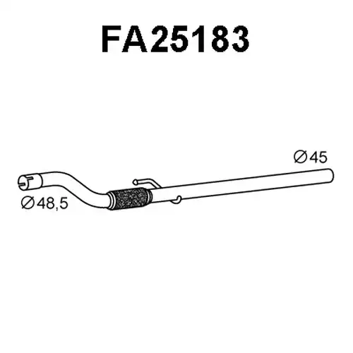 изпускателна тръба VENEPORTE FA25183