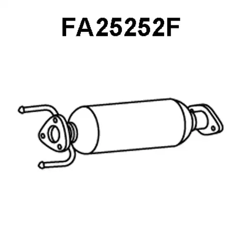 филтър за сажди/твърди частици, изпускателна система VENEPORTE FA25252F