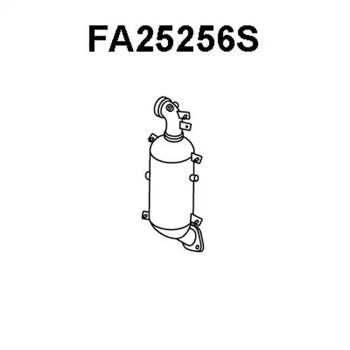филтър за сажди/твърди частици, изпускателна система VENEPORTE FA25256S