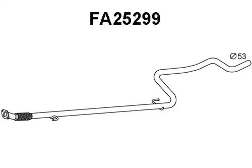 изпускателна тръба VENEPORTE FA25299