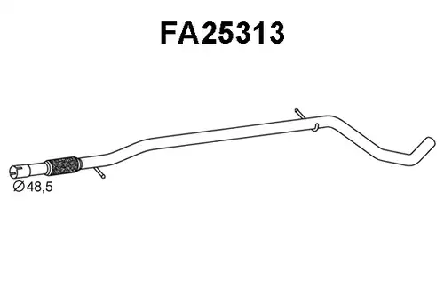 изпускателна тръба VENEPORTE FA25313