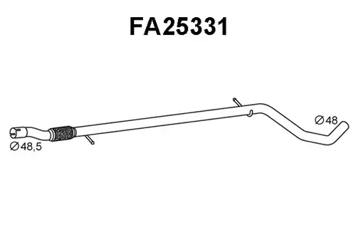 изпускателна тръба VENEPORTE FA25331